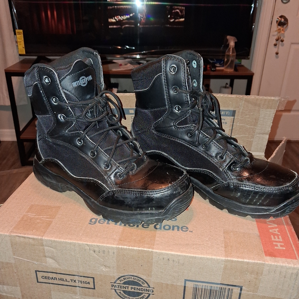 Black Tactical Boots